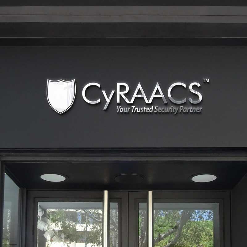 cyraacs logo mockup