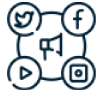 Social Media Content Marketing icon